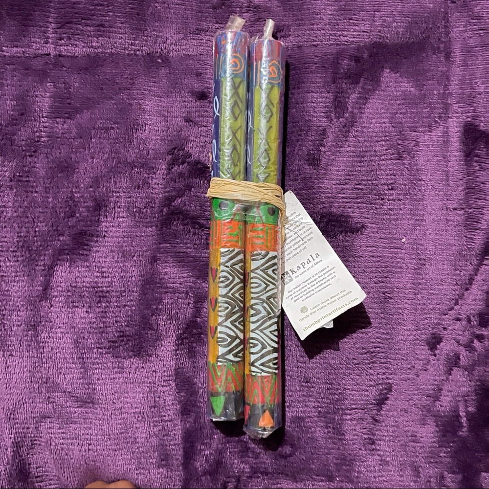 Handcrafted African Candlesticks